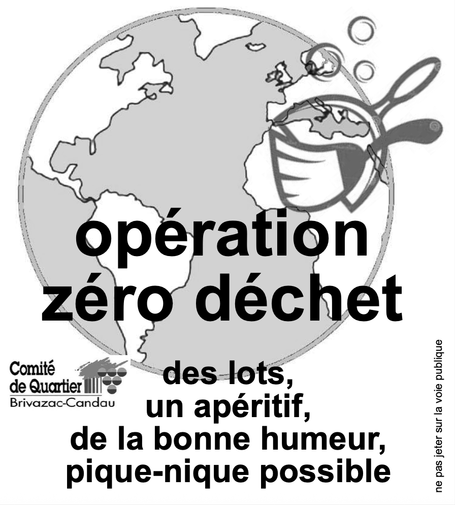 Affiche Opération zéro déchet